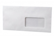 Конверт с окном С65 114х229, клапан автомат, декстрин, офсет 80 гр./м²