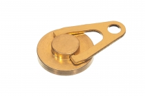 Печать под пластилин, латунь ø22мм (ручка-треугольник)