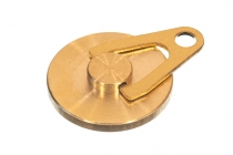 Печать под пластилин, латунь ø30мм (ручка-треугольник)